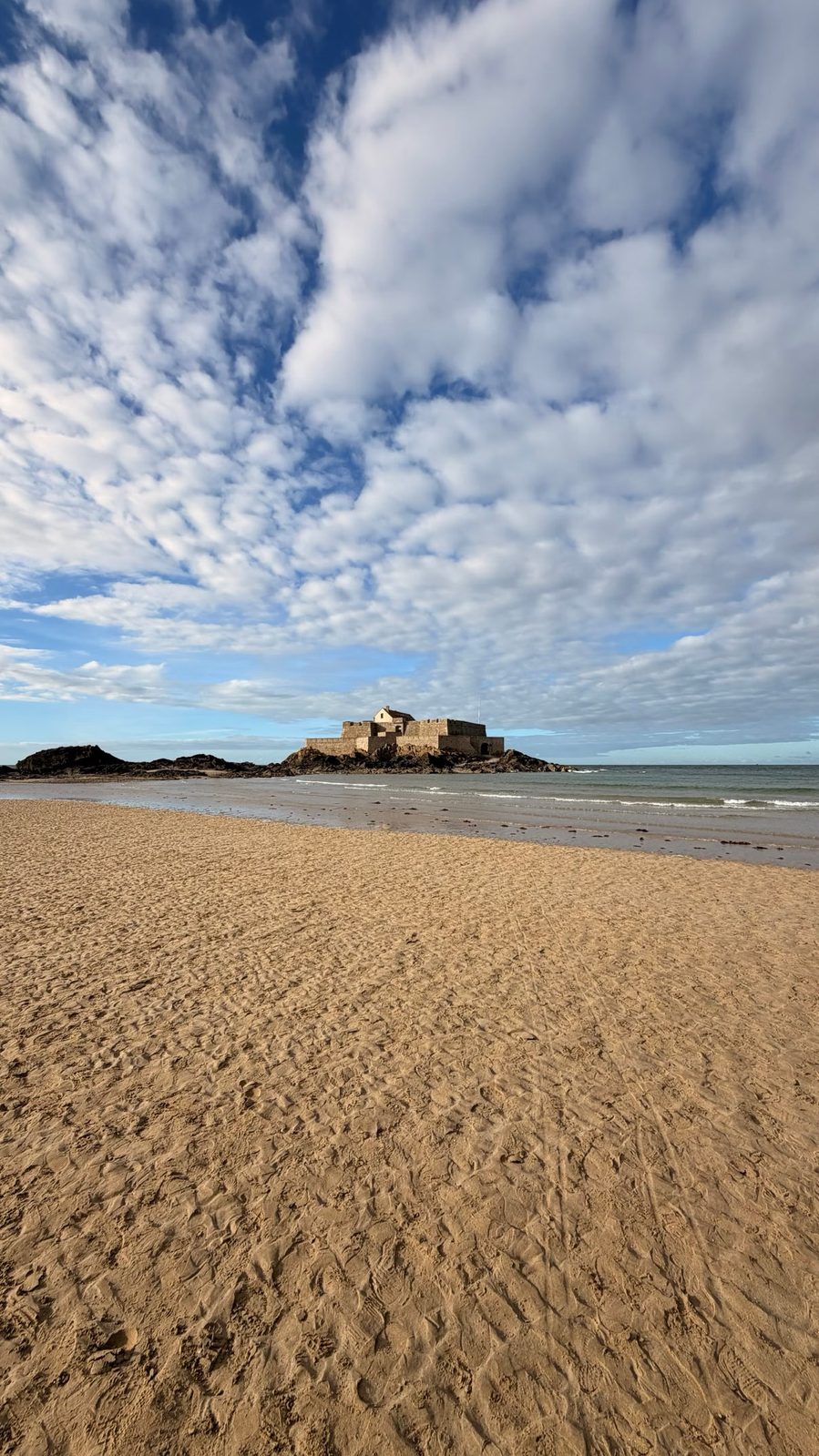 Le Fort National à Saint-Malo, accessible à marée basse