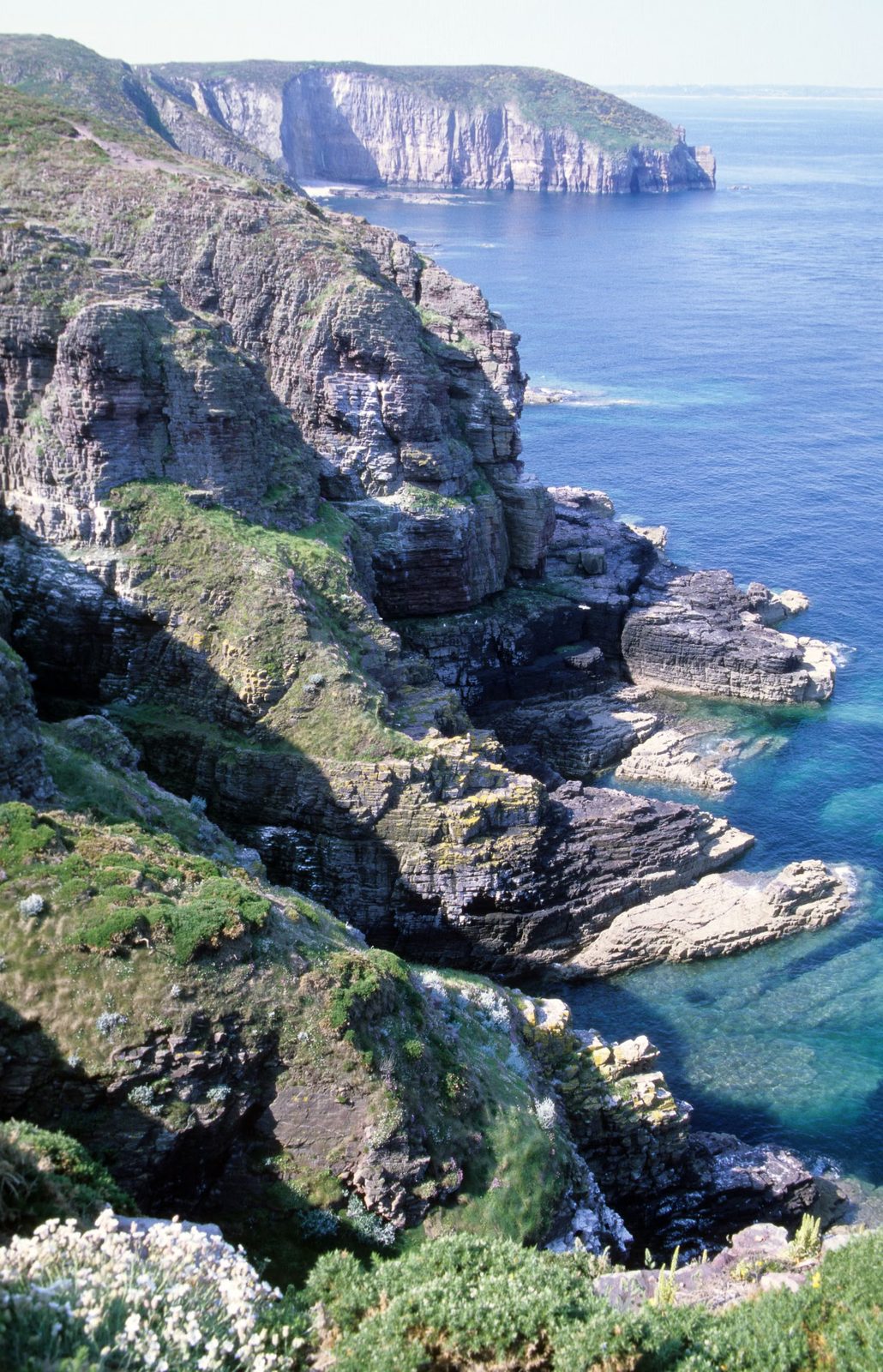 Les falaises de grès du cap Fréhel